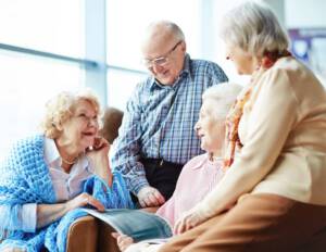 Gruppe Senioren Betreutes Wohnen