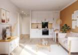 HasenburgVilla WHG 08 - Wohnen mit Service in Remels, KfW Effizienzhaus 40 QNG - WHG 08 - Innenraumvisualisierung