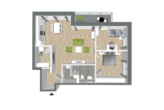 Villa Kutenhult WHG 10 - Wohnen mit Service in Kutenholz! Klimafreundlicher Neubau - KfW Effizienzhaus-Stufe 40 - OG_Einzelgrundriss WHG 10