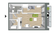 FehnVilla WHG 11 - 2ZKBB in Augustfehn, Wohnen mit Service - FehnVilla_Grundriss WHG 11
