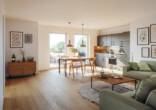 GeestVilla WHG 14 - Wohnen mit Service in Hambergen! Klimafreundlicher Neubau KfW 40 - WHG 14 - Innenraumvisualisierung