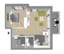 Kapitalanlage! Wohnen mit Service in Rhauderfehn - 2 Zimmerwohnung zentral gelegen - Rhauderfehn WHG 6