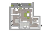 HasenburgVilla WHG 03 - Wohnen mit Service in Remels, KfW Effizienzhaus 40 QNG - HasenburgVilla_WHG 03