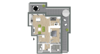 Villa Kutenhult - WHG 15 - Wohnen mit Service in Kutenholz - STG_Einzelgrundriss WHG 15