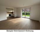 Villa Kutenholt - WHG 06 - Wohnen mit Service in Kutenholz! Klimafreundlicher Neubau - KfW Effizienzhaus-Stufe 40 - Beispiel Wohnbereich mit Küche Wohnung